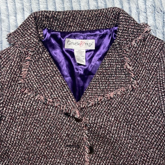 (Kids Large) White/Brown Jacket - Picture 2 of 2